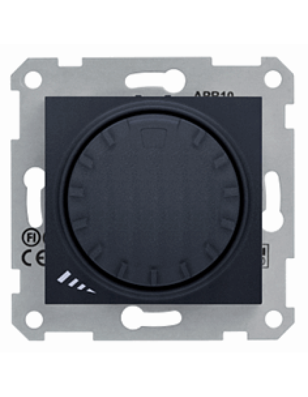 SEDNA СВЕТОРЕГУЛЯТОР универсальный повор-наж. прох.20-420Вт, ГРАФИТ