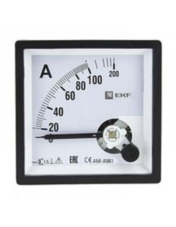EKF Амперметр АМ-А961 100/5А кл. точн. 1,5 96х96мм (am-a961-100)  /1шт/ EKF PROxima