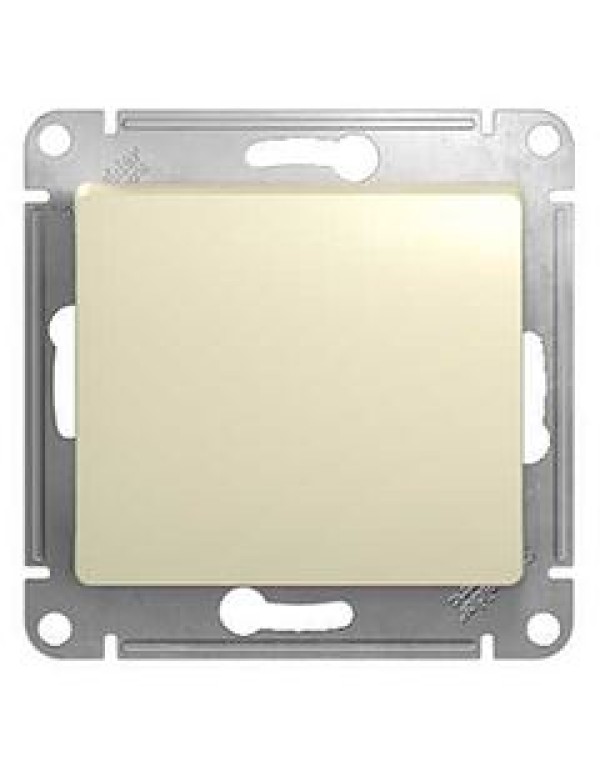 Переключатель Glossa 1кл бежевый