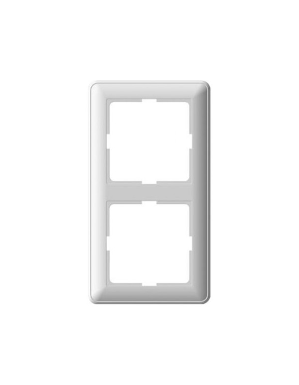 Рамка белая 2 пост. верт