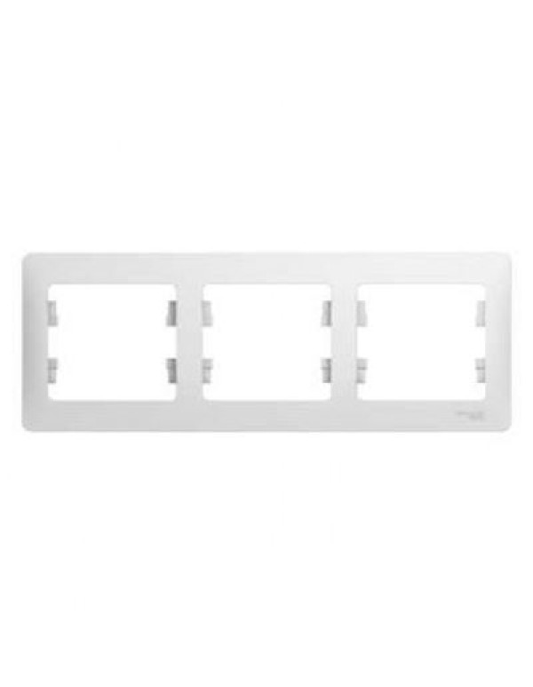 Рамка белая 3 пост. горизонт