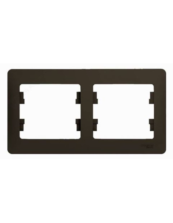 Рамка шоколад 2 пост. горизонт