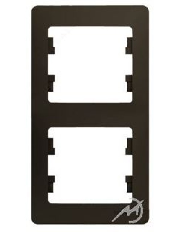 Рамка шоколад 2 пост. верт