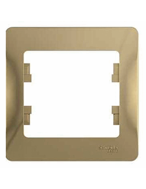 Рамка титан 1 пост.