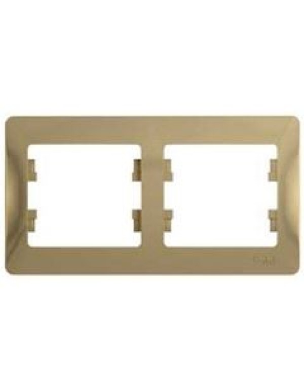 Рамка титан 2 пост. горизонт