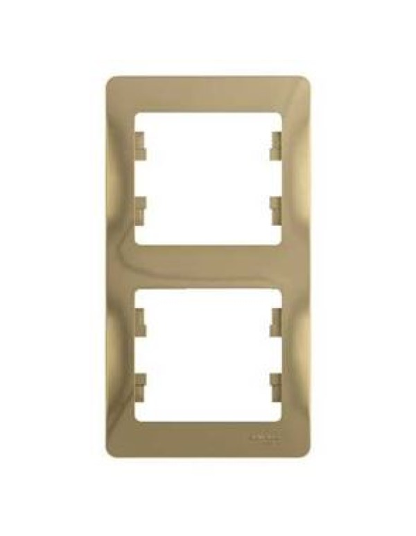 Рамка титан 2 пост. верт