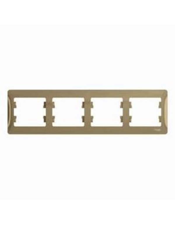 Рамка титан 4 пост. горизонт