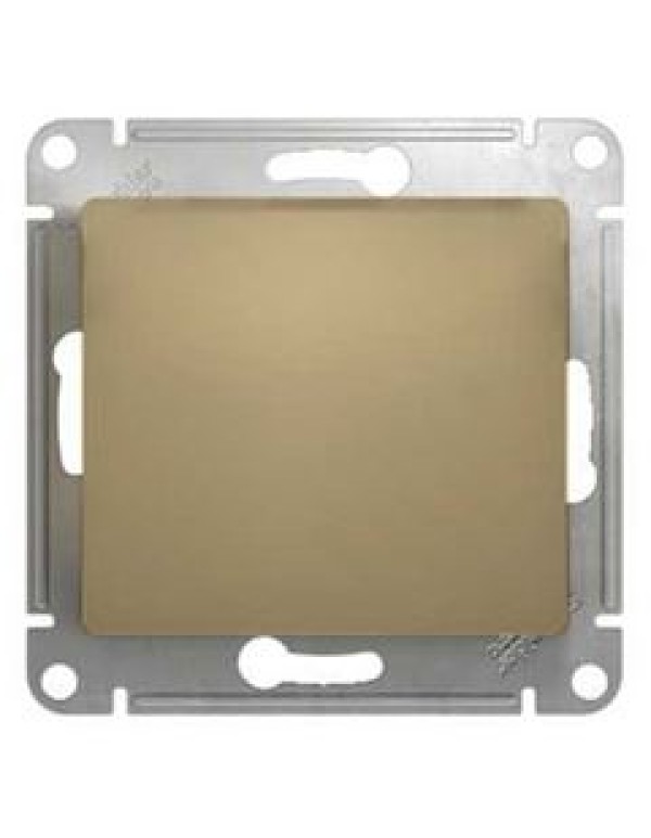 Выключатель кнопочный Glossa 1 кл титан