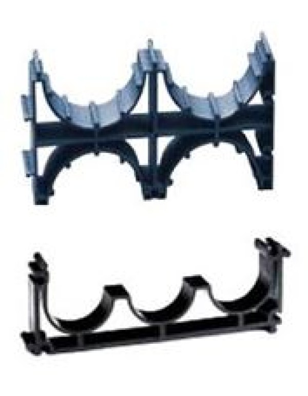 Держатель расстояния (кластер) для двустенных труб, д.200, одинарный