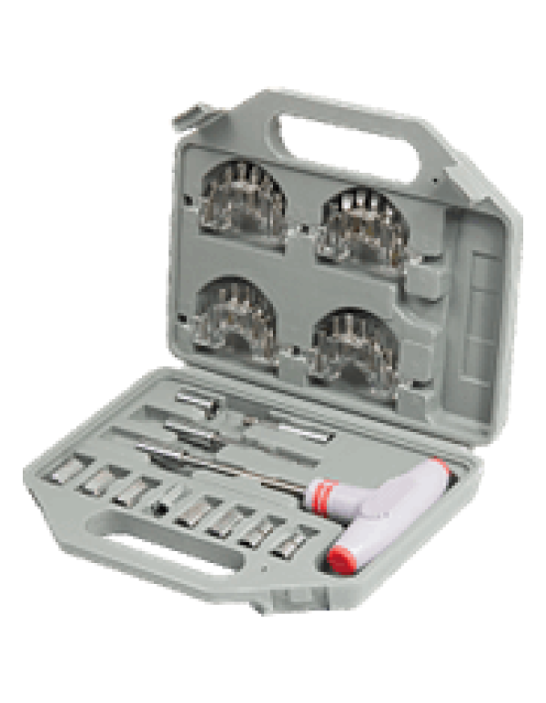 Отвертка Т-образная с битами (36шт.) CrV в пласт. боксе Matrix