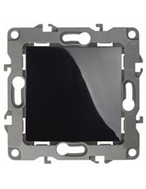 Переключатель 1 кл. 10А 250В чёрный  Эра12