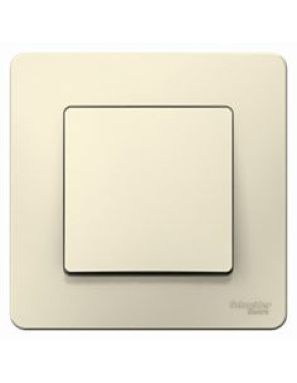 Переключатель 1-кл. 10А,Молочный BLANCA