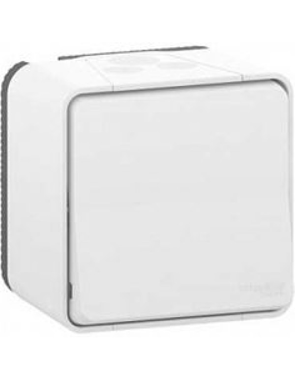 Переключатель 1-кл. О/У, белый, IP55