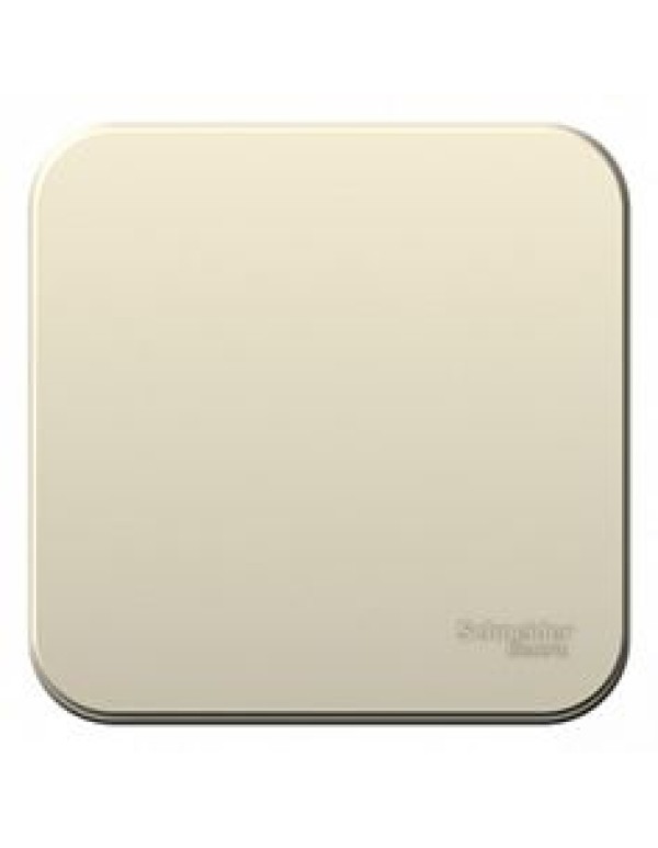 Переключатель 1-кл. О/У  изол.пл. 10А,250B,Молочный BLANCA