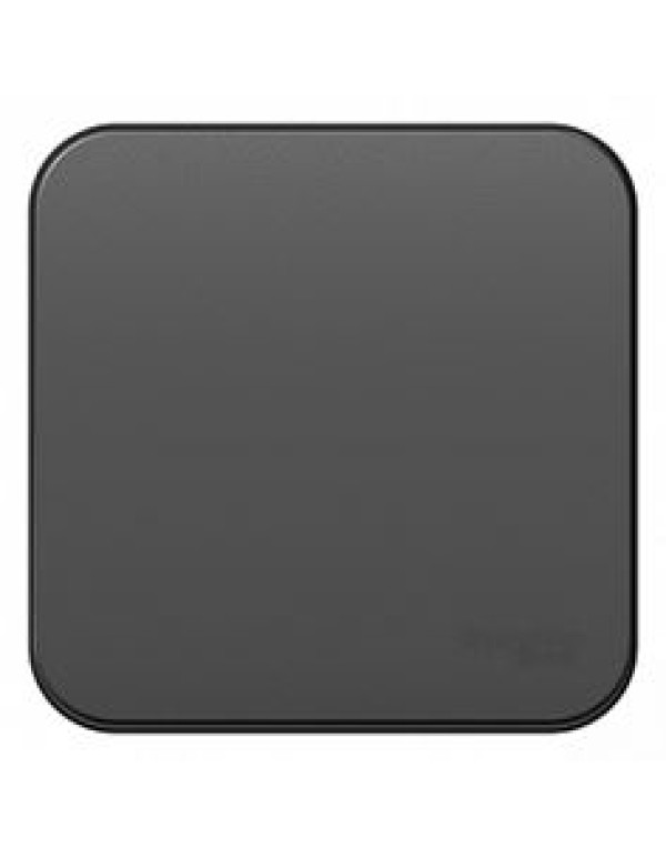 Переключатель 1-кл. О/У изол.пл, 10А,Антрацит BLANCA