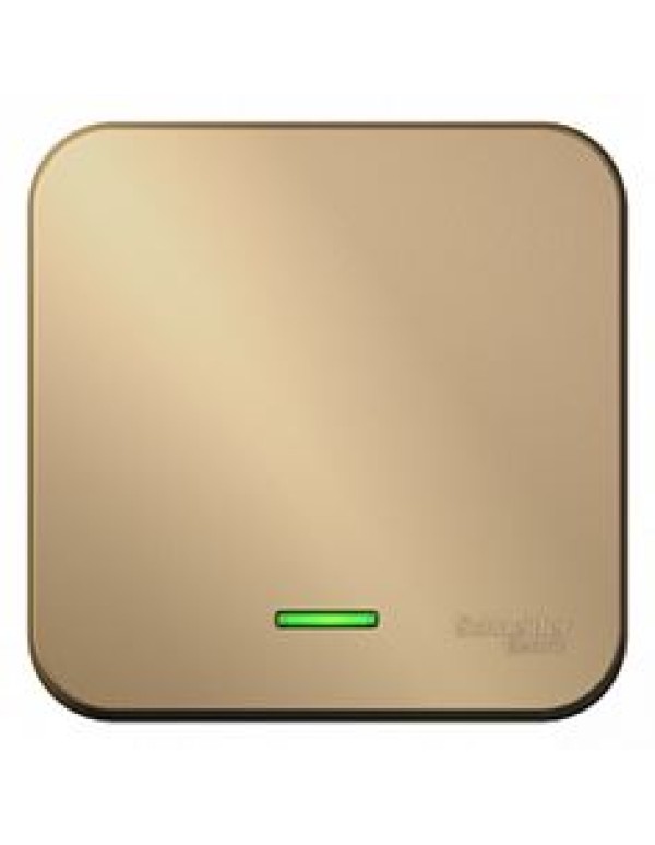 Переключатель 1-кл. О/У с подсветкой изол.пл. 10А,250B, Титан BLANCA