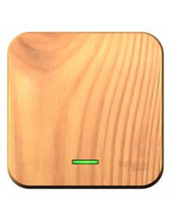 Переключатель 1-кл. О/У с подсветкой изол.пл. 10А,250B, Ясень BLANCA