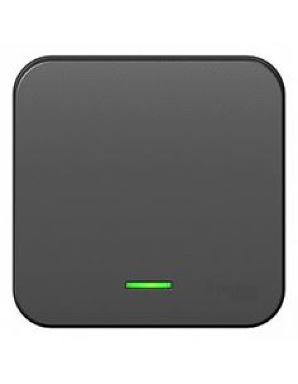 Переключатель 1-кл. О/У с подсветкой изол.пл. 10А,250B,Антрацит BLANCA