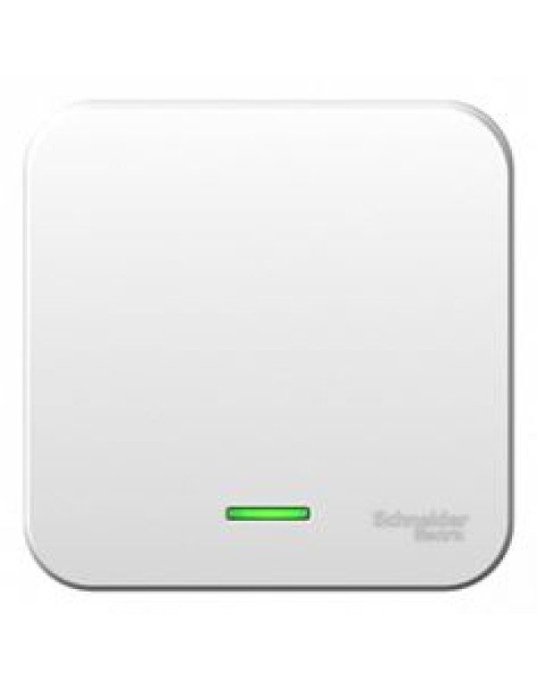 Переключатель 1-кл. О/У с подсветкой изол.пл. 10А,250B,Белый BLANCA