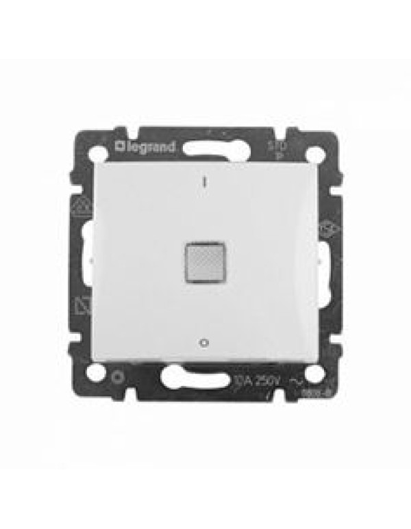 Переключатель Legrand Valena Classic 1-клавишный механизм с накладкой белый (694271)