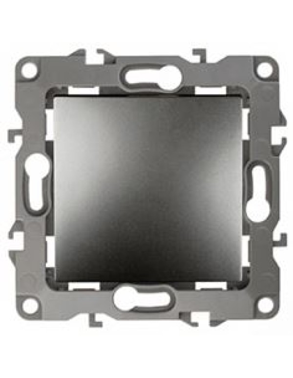 Переключатель промежуточный 10А 250В графит Эра12