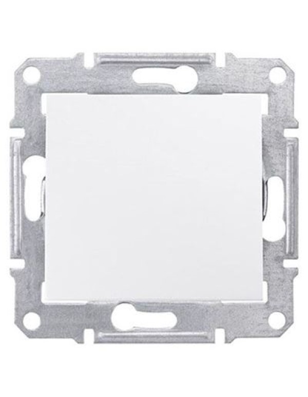 Переключатель Sedna 1кл белый сх.6