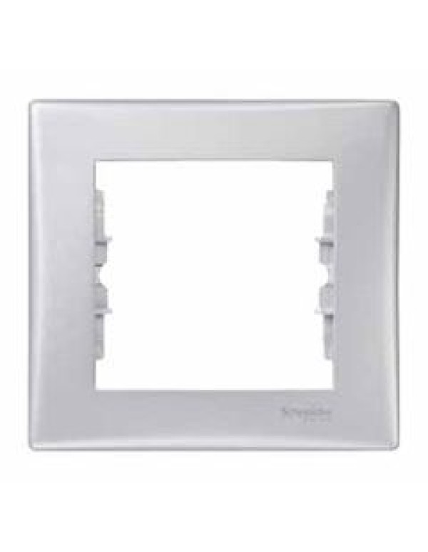 Рамка алюминий 1 пост. Sedna