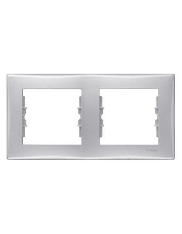 Рамка алюминий х2 гориз. Sedna