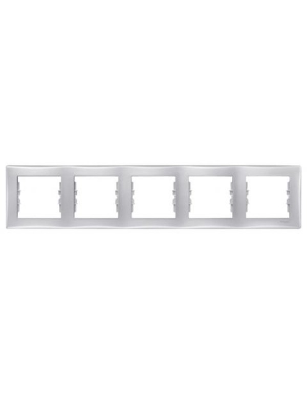 Рамка алюминий х5 гориз. Sedna