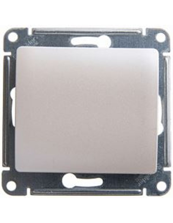 GLOSSA 1-клавишный ПЕРЕКЛЮЧАТЕЛЬ, сх.6, 10АХ, механизм, ПЕРЛАМУТРОВЫЙ