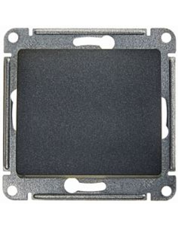 GLOSSA 1-клавишный ВЫКЛЮЧАТЕЛЬ, сх.1, 10АХ, механизм, АНТРАЦИТ