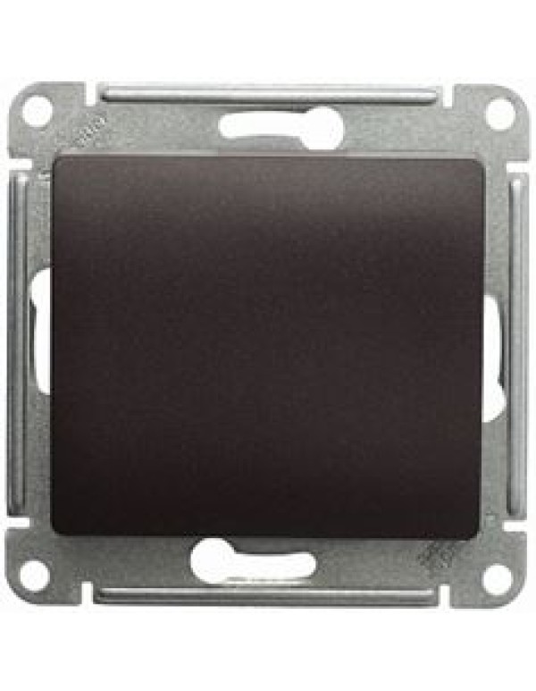 GLOSSA 1-клавишный ВЫКЛЮЧАТЕЛЬ, сх.1, 10АХ, механизм, ШОКОЛАД