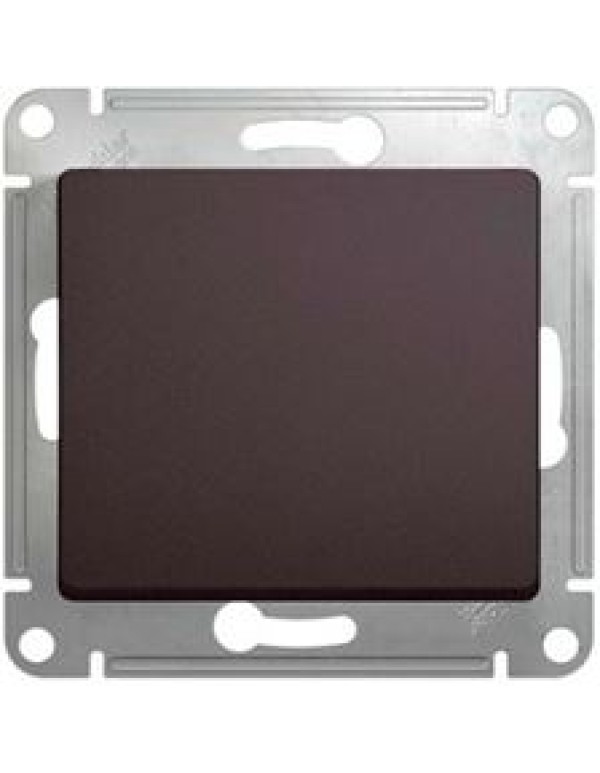 GLOSSA 1-клавишный ВЫКЛЮЧАТЕЛЬ,сх.1,10AX, механизм, ГРАФИТ