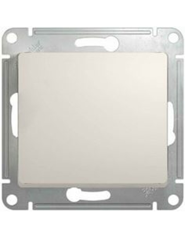 GLOSSA 1-клавишный ВЫКЛЮЧАТЕЛЬ,сх.1,10AX, механизм, МОЛОЧНЫЙ