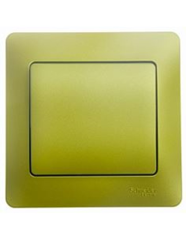 GLOSSA 1-клавишный ВЫКЛЮЧАТЕЛЬ,сх.1,10AX, в сборе, ФИСТАШКОВЫЙ