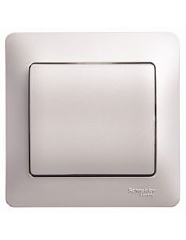 GLOSSA 1-клавишный ВЫКЛЮЧАТЕЛЬ,сх.1,10AX, в сборе, ПЛАТИНА