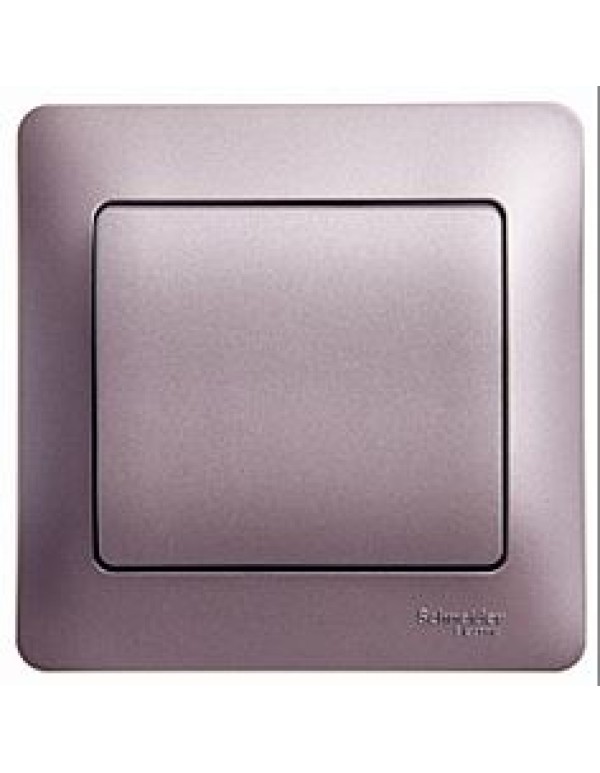 GLOSSA 1-клавишный ВЫКЛЮЧАТЕЛЬ,сх.1,10AX, в сборе, СИРЕНЕВЫЙ ТУМАН