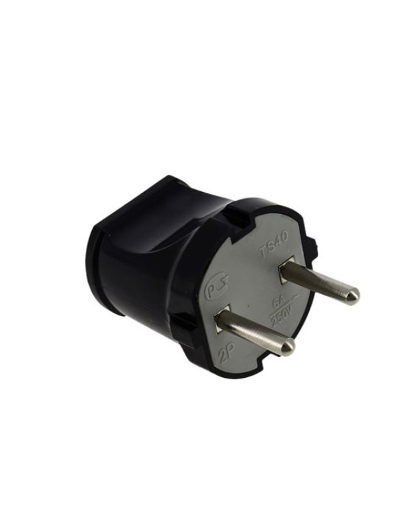 Вилка прямая б/з бел. 6А 250В EKF PROxima | AVP6-10 | EKF